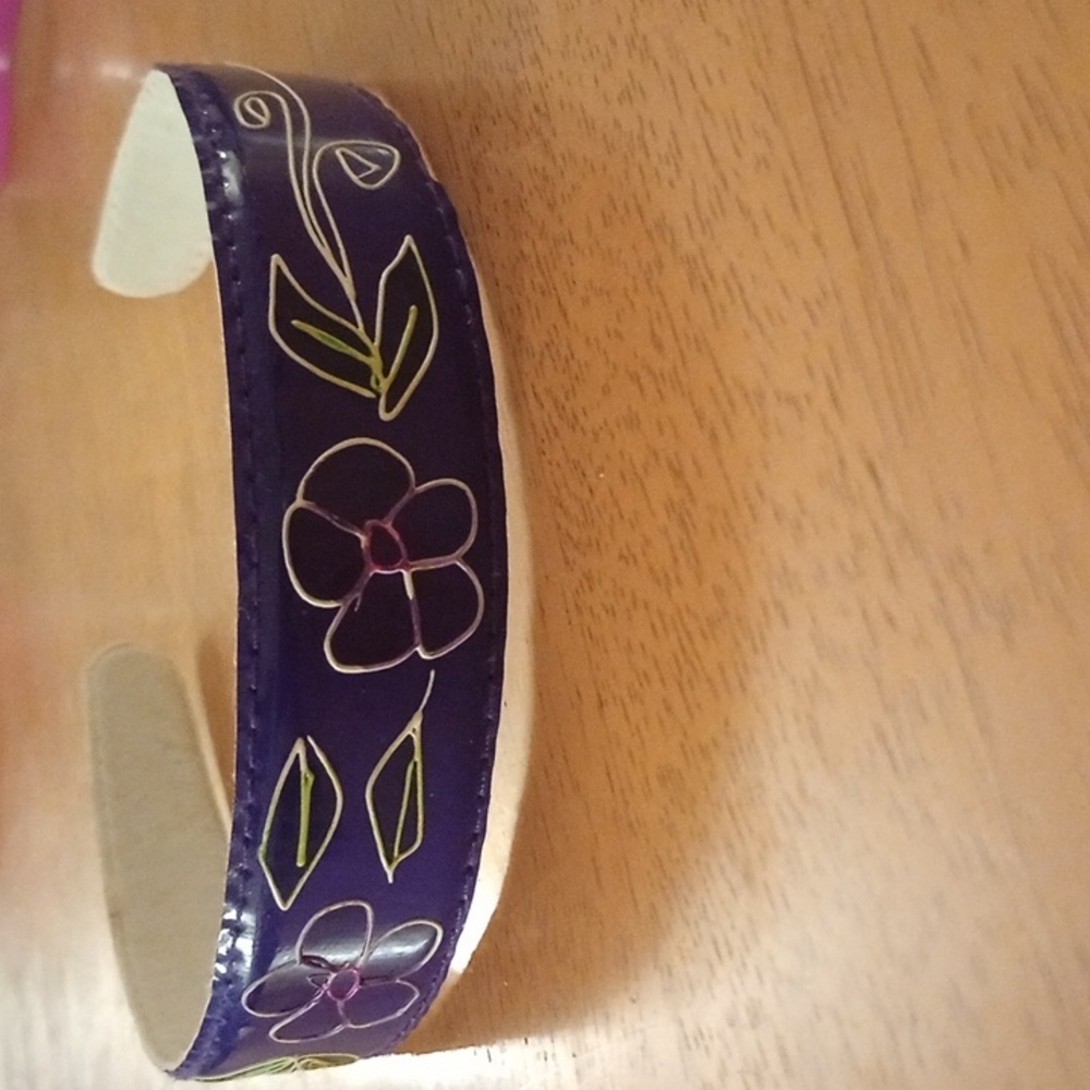 Floral Pink and Purple Headbands - Picture 2 of 3